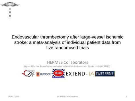 hermes criteria thrombectomy|endovascular thrombectomy after large vessel.